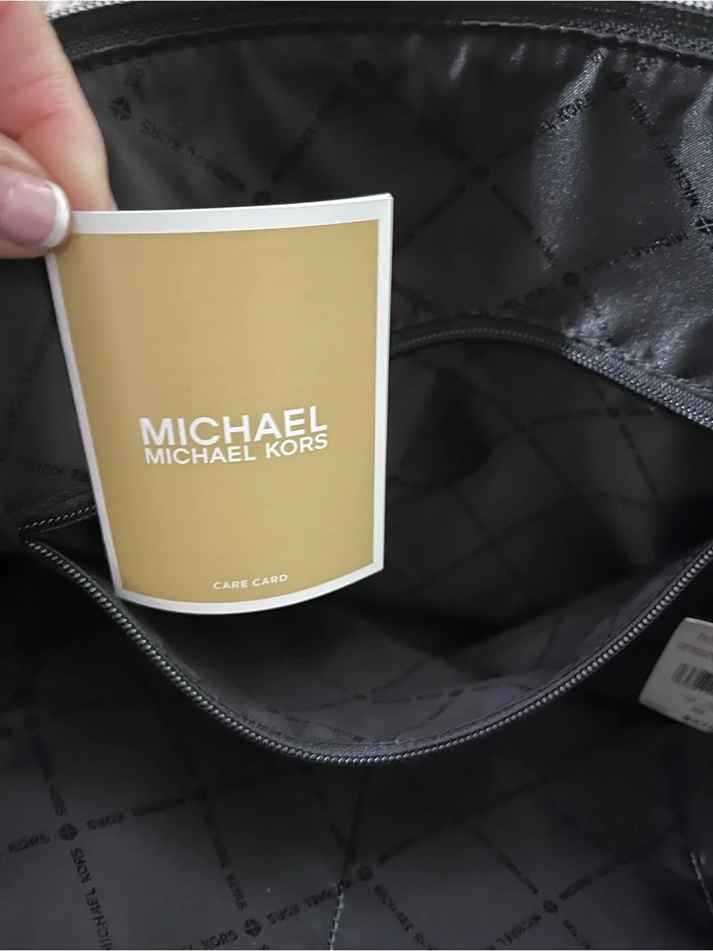 Michael Kors black tote/handbag